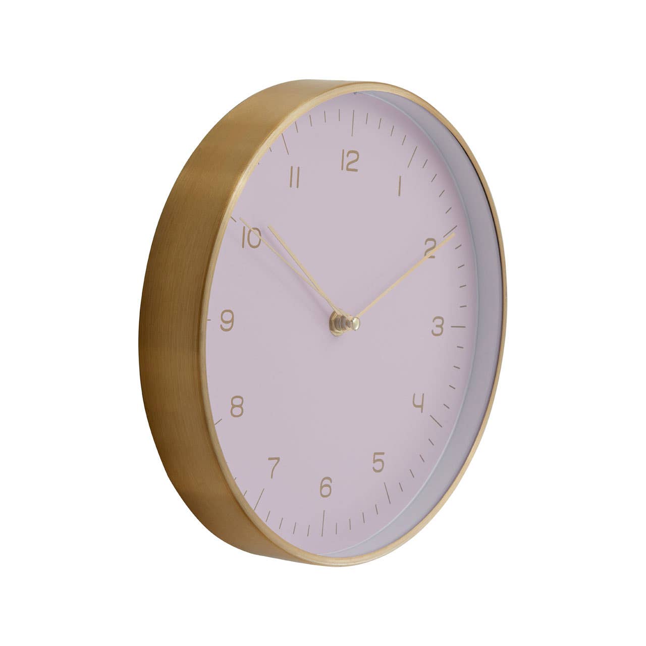 Elko Gold / Pink Finish Wall Clock