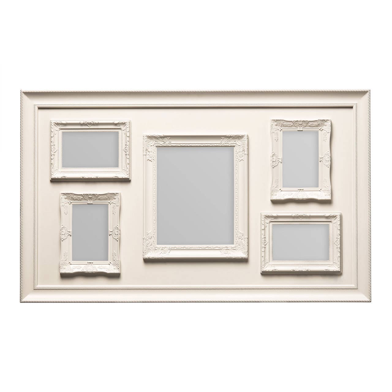 Cream Contemporary 5 Photo Frame