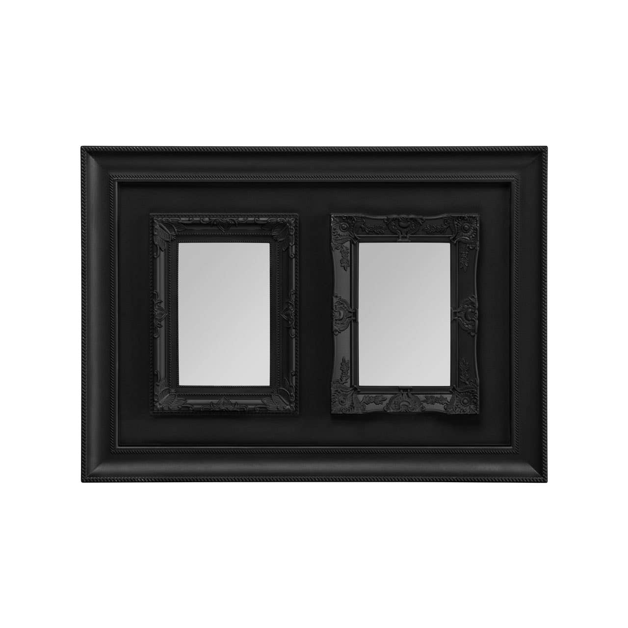 Black Meta 2 Photo Frame