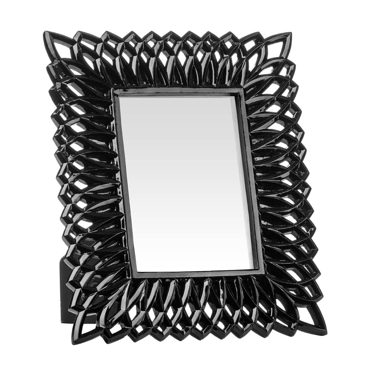 Swirl Black High Gloss 5 X 7" Photo Frame