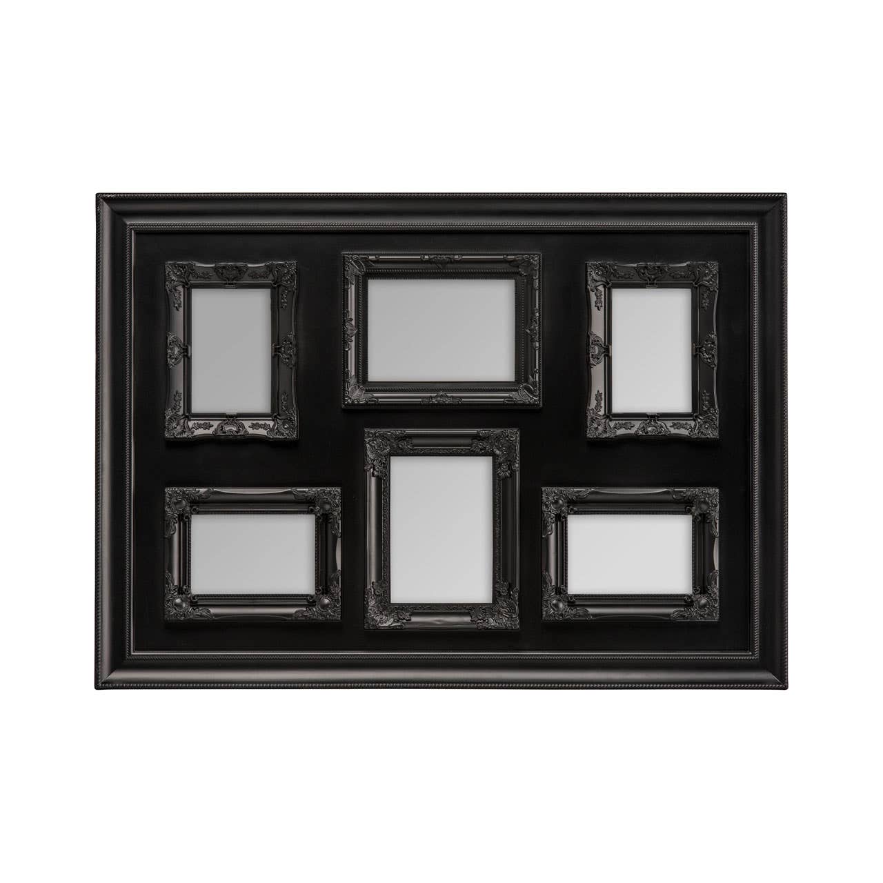 Black Contemporary 6 Photo Frame