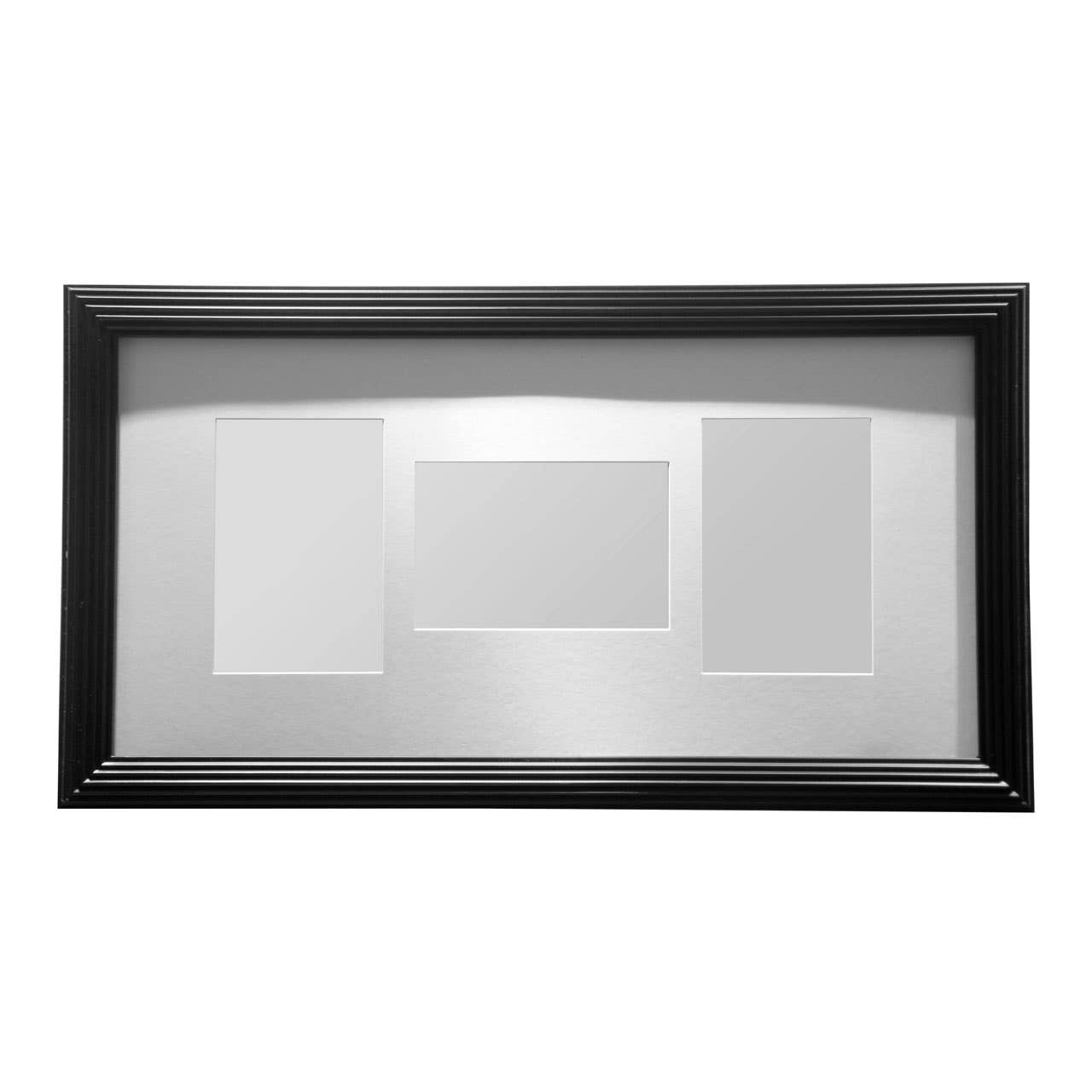 Black 3 Photo Multi Photo Frame