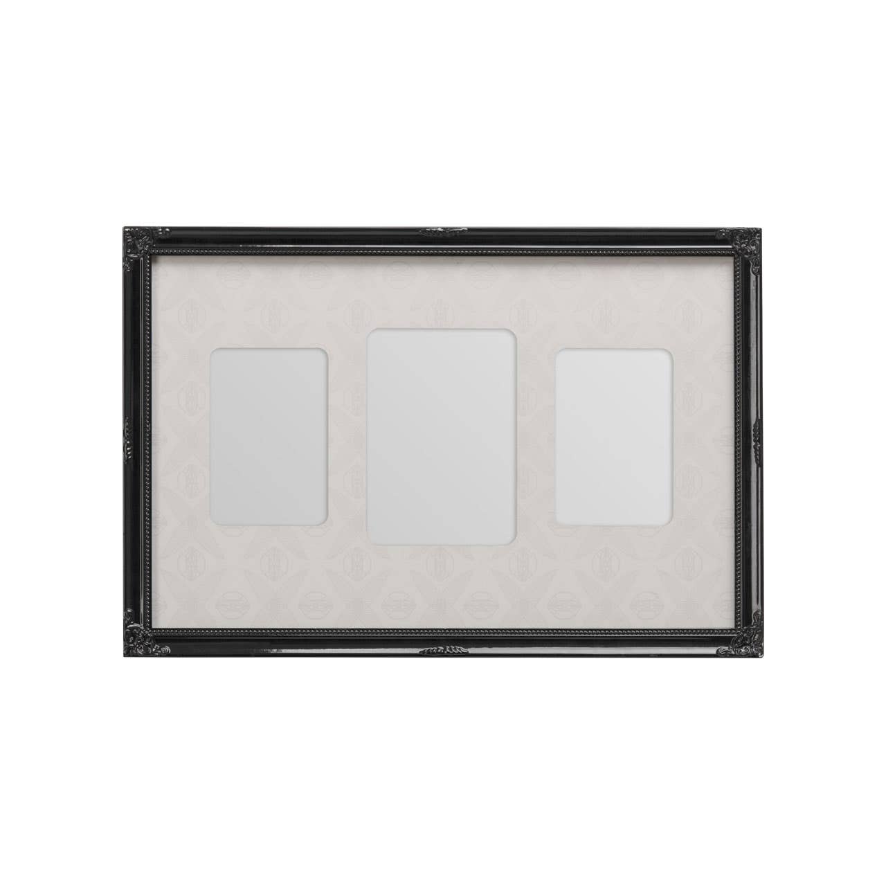 Black 3 Photo Multi Photo Frame