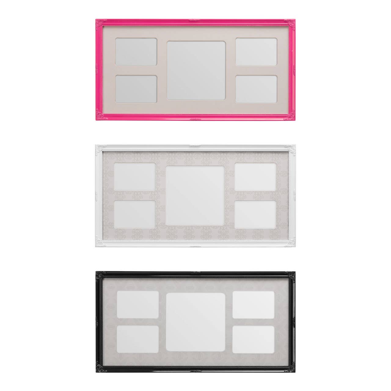 Pink 5 Photo Multi Photo Frame