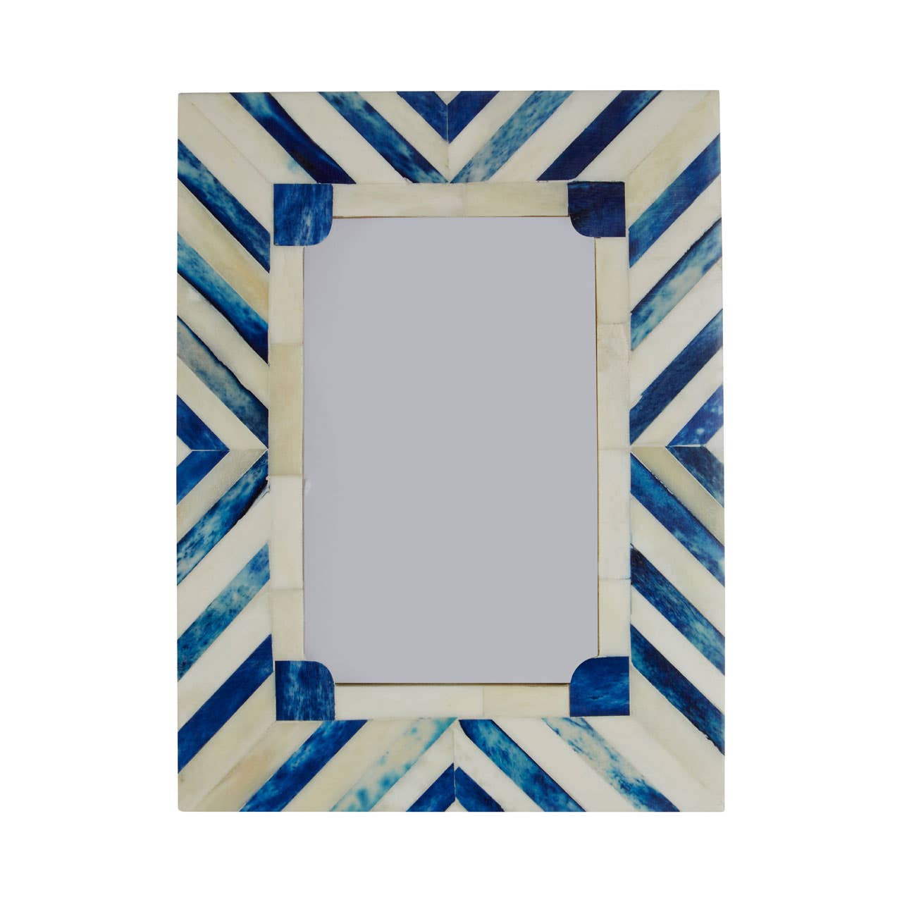 Bowerbird 4 X 6" Blue / Ivory Photo Frame