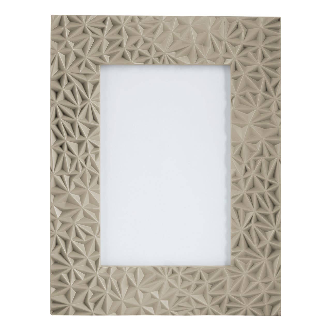 Geo Grey Photo Frame