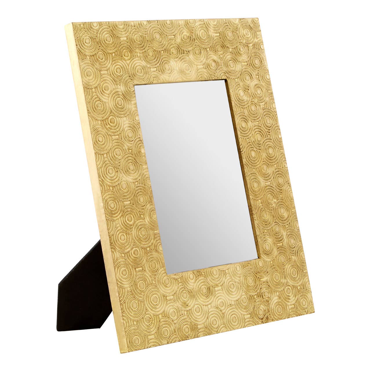 Bowerbird 5X7 Gold Disc Photo Frame