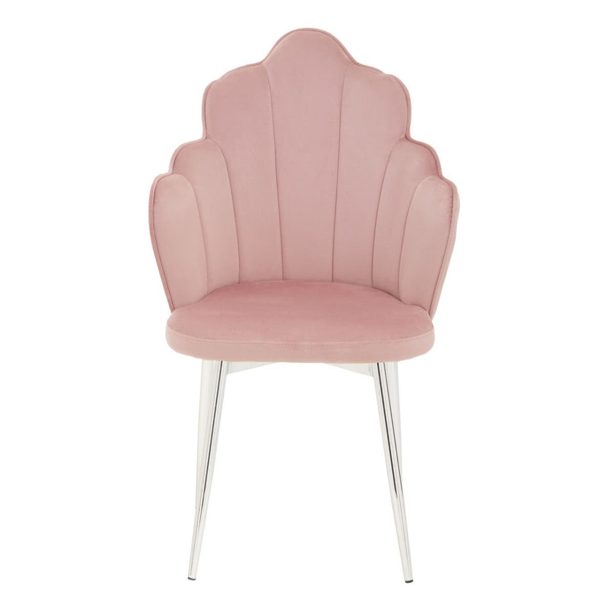 Tian Pink Velvet Dining Chair