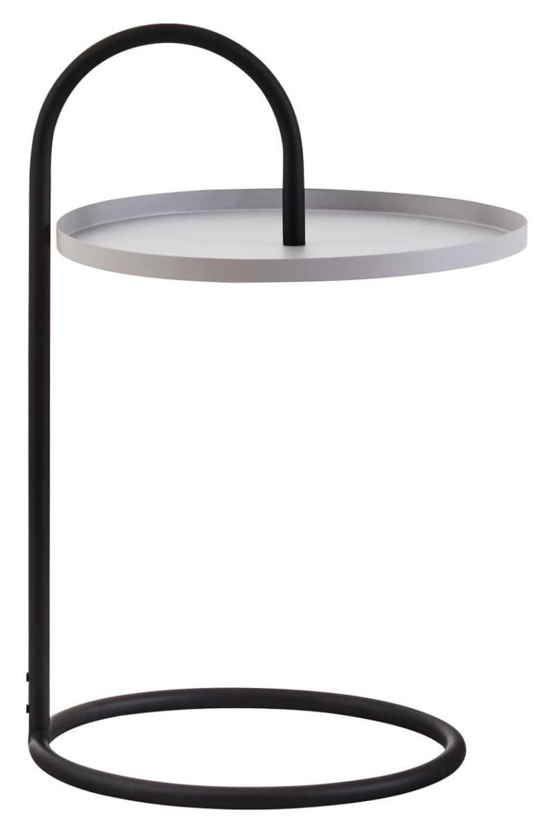 Trosa Grey And Black Hanging Top Side Table
