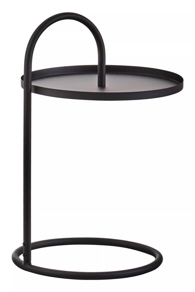 Trosa Black Hanging Top Side Table