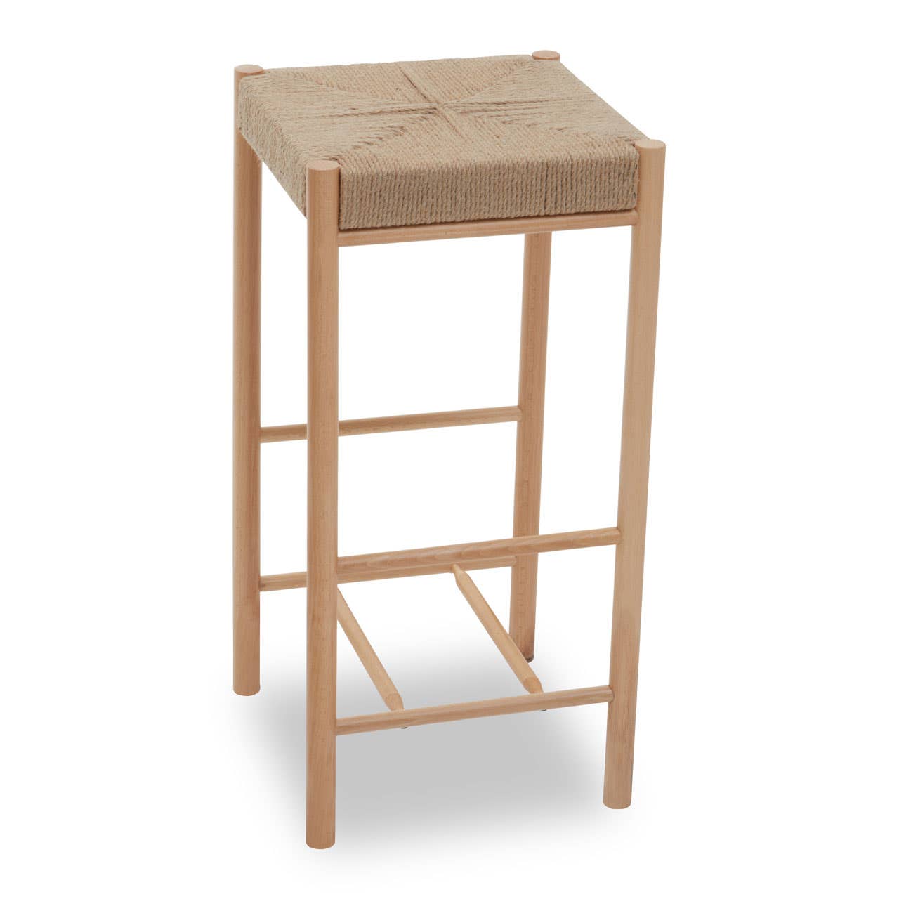 Bandar Natural Wood Bar Stool