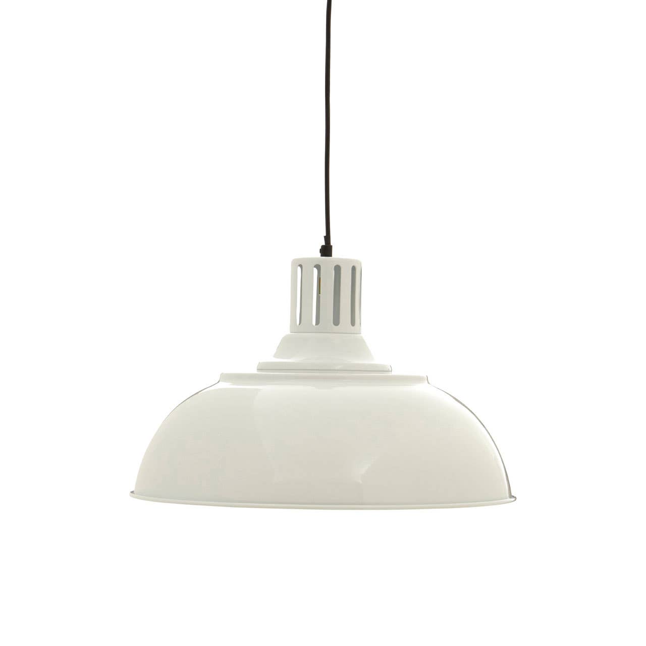 Brook White Metal Pendant Light