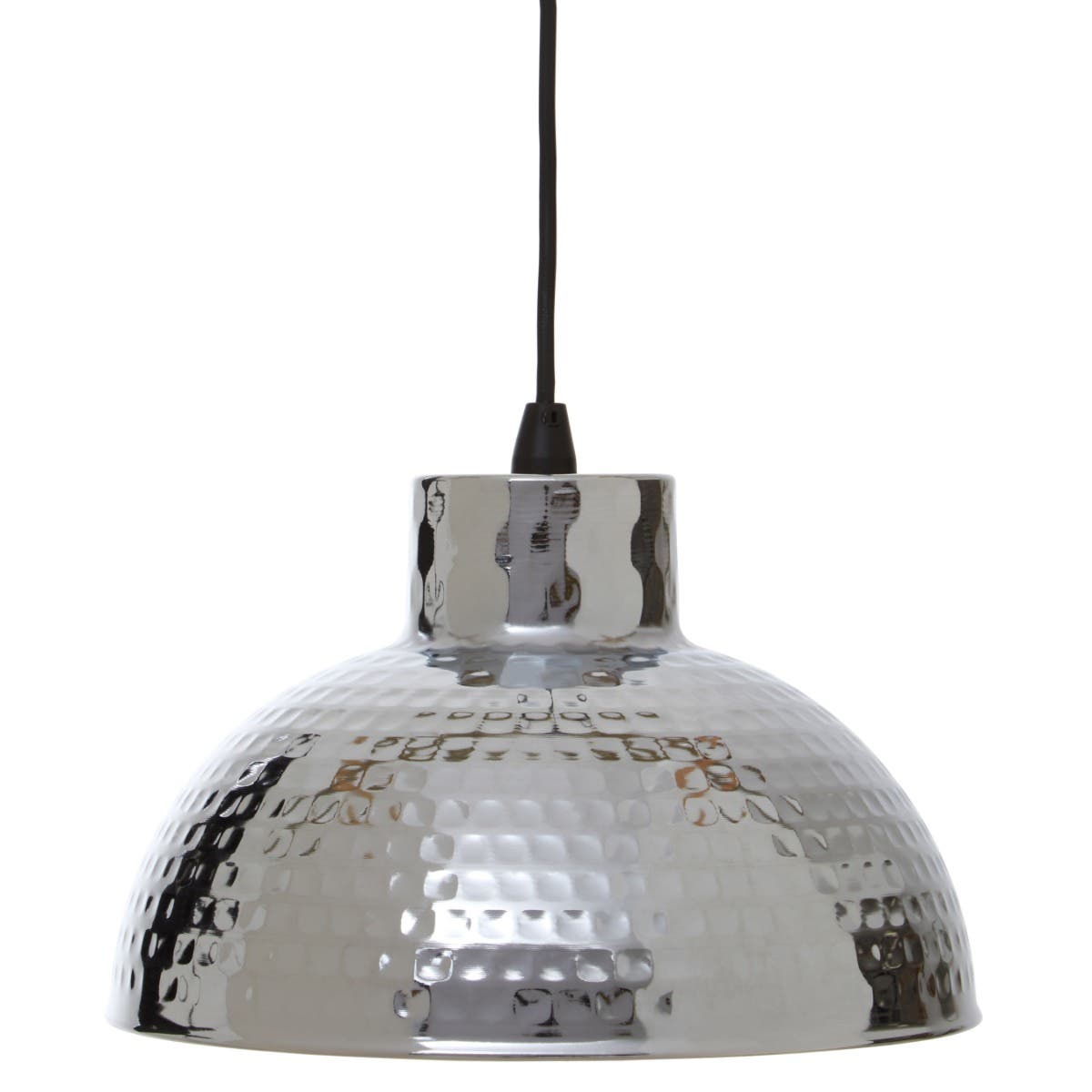 New Foundry Chrome Finish Iron Pendant light