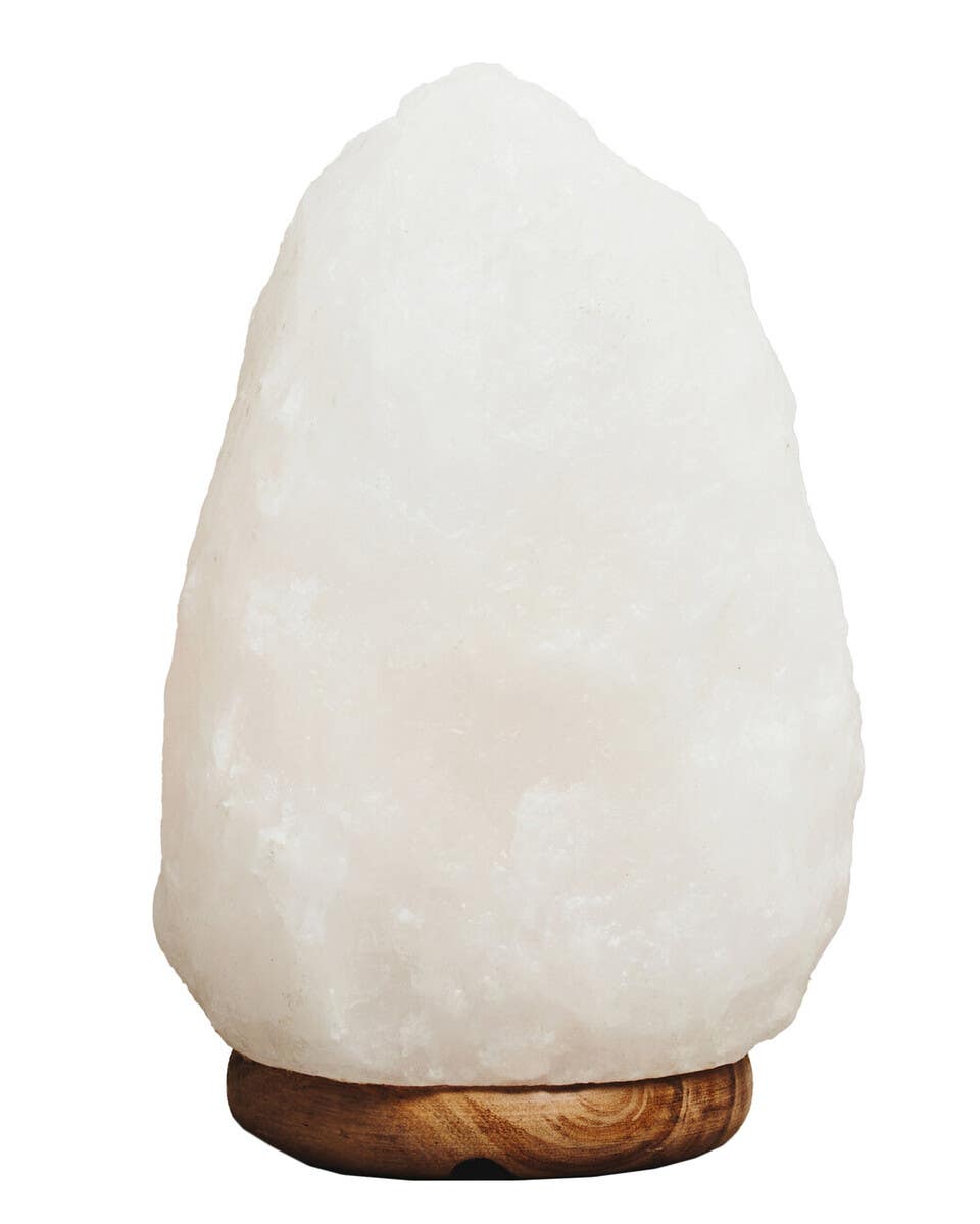 Nepal White Natural Salt Lamp