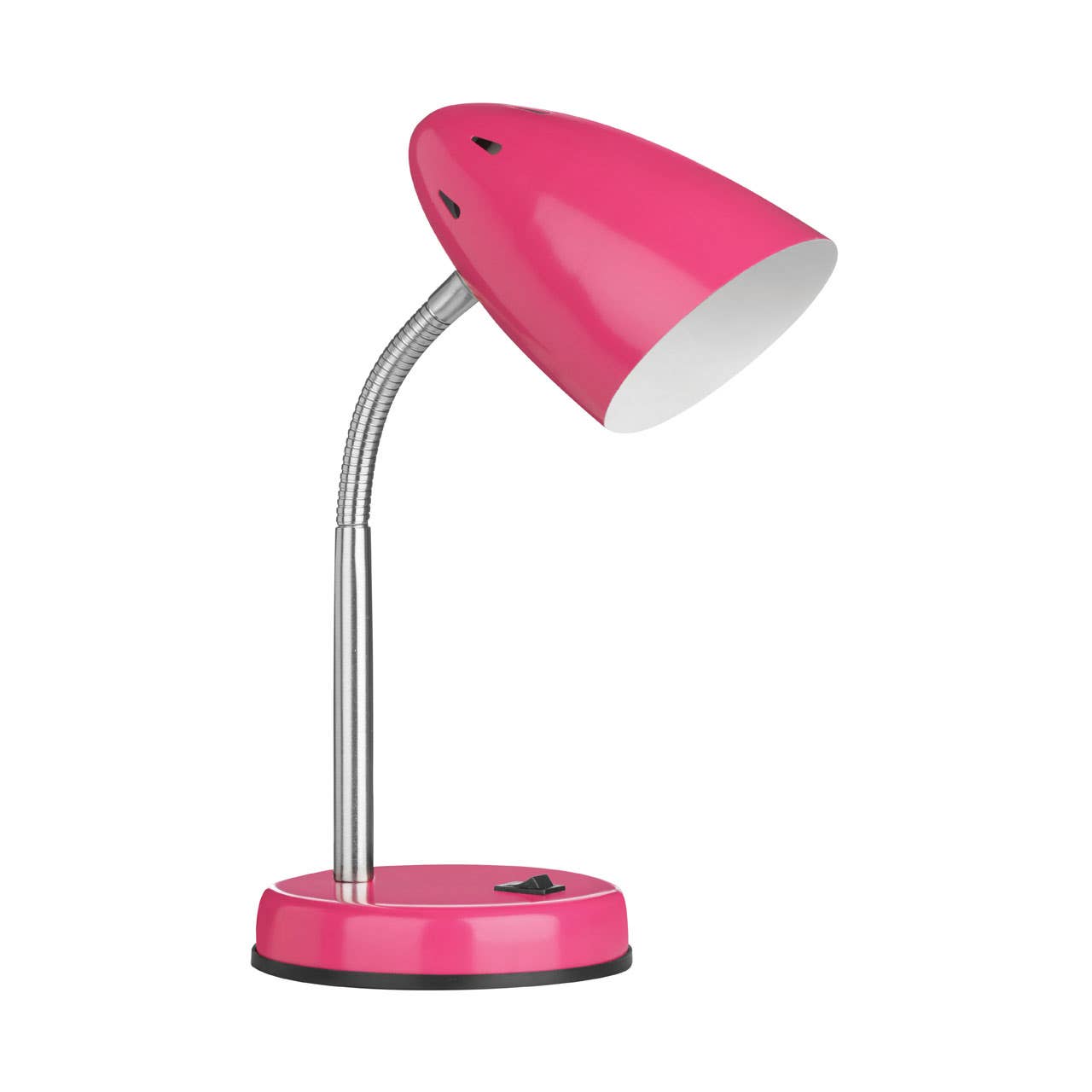 Pink Gloss Desk Lamp With Eu Plug