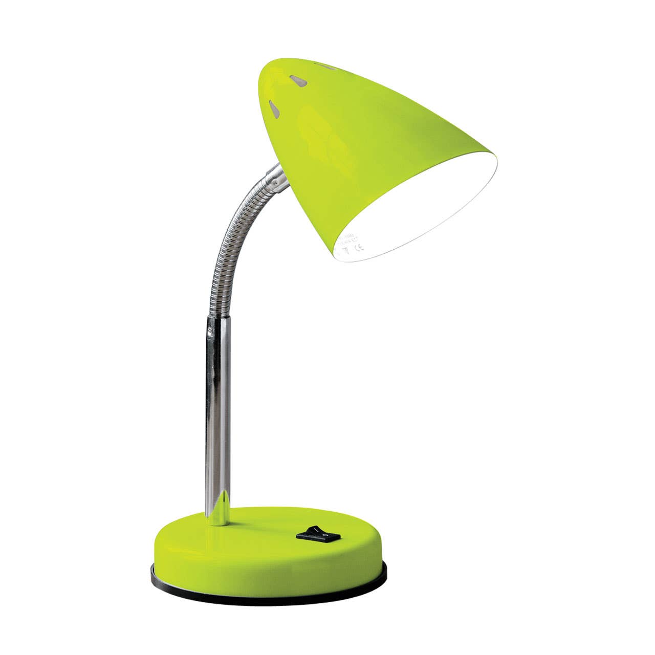 Flexi Lime Green Desk Lamp With Eu Plug