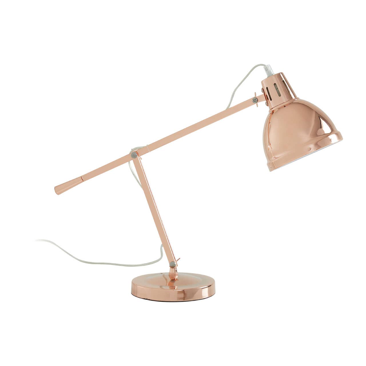 Jasper Copper Shade Table Lamp With Eu Plug