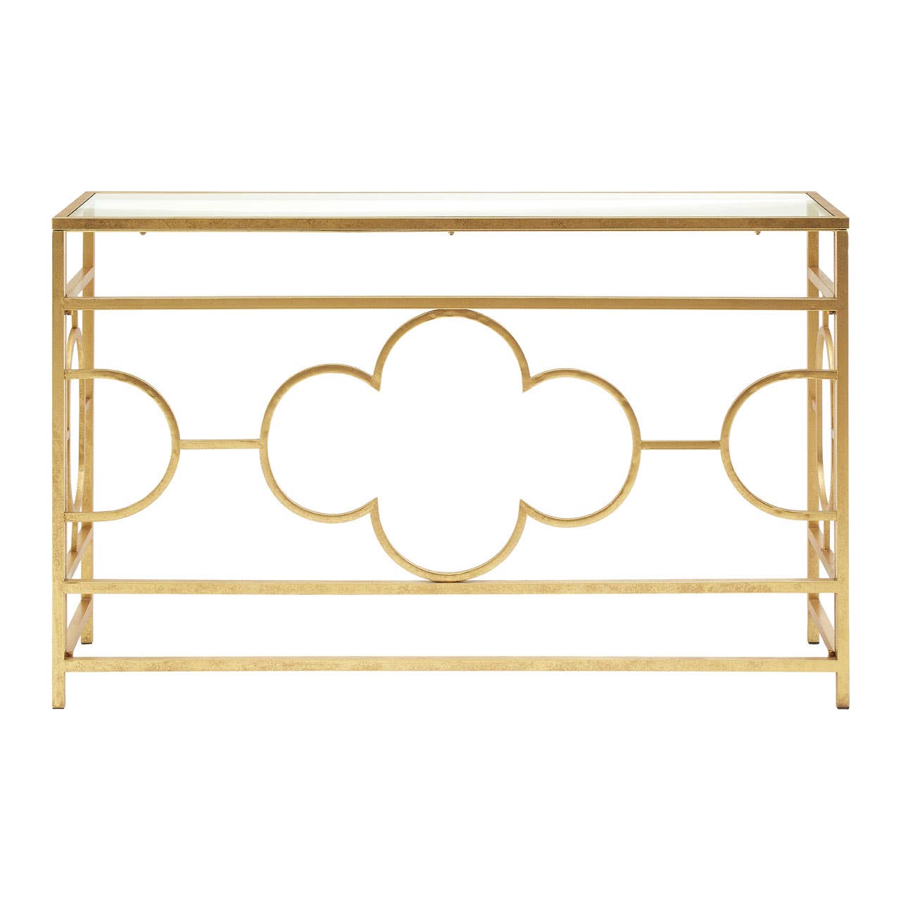 Merlin Gold Leaf Console Table