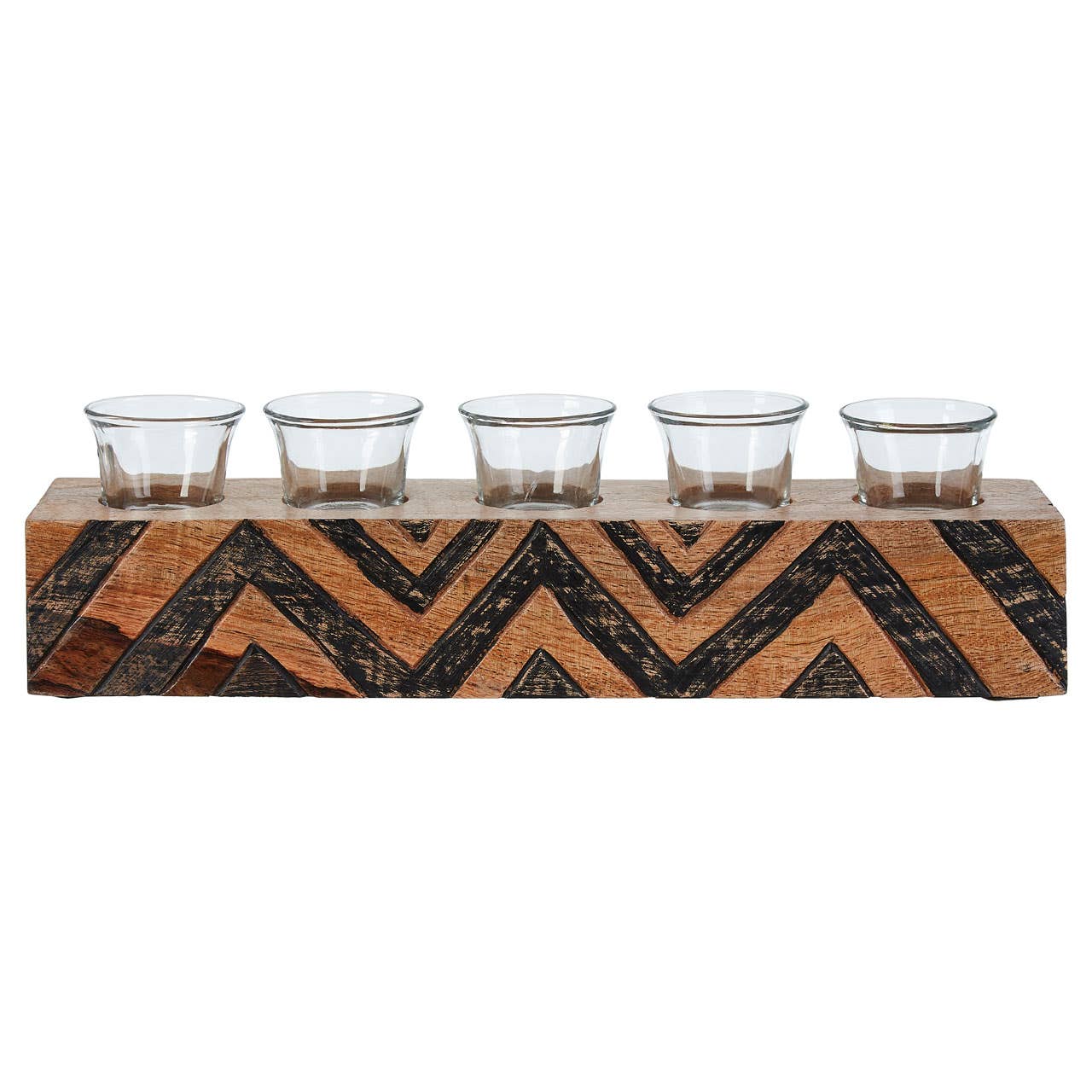 Bantu Tribal Wooden Tealight Holder