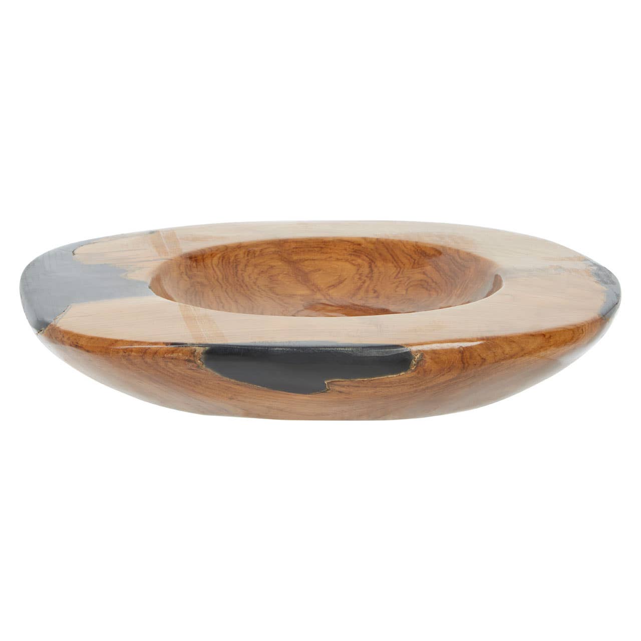 Surat Teak Wood & Resin Bowl