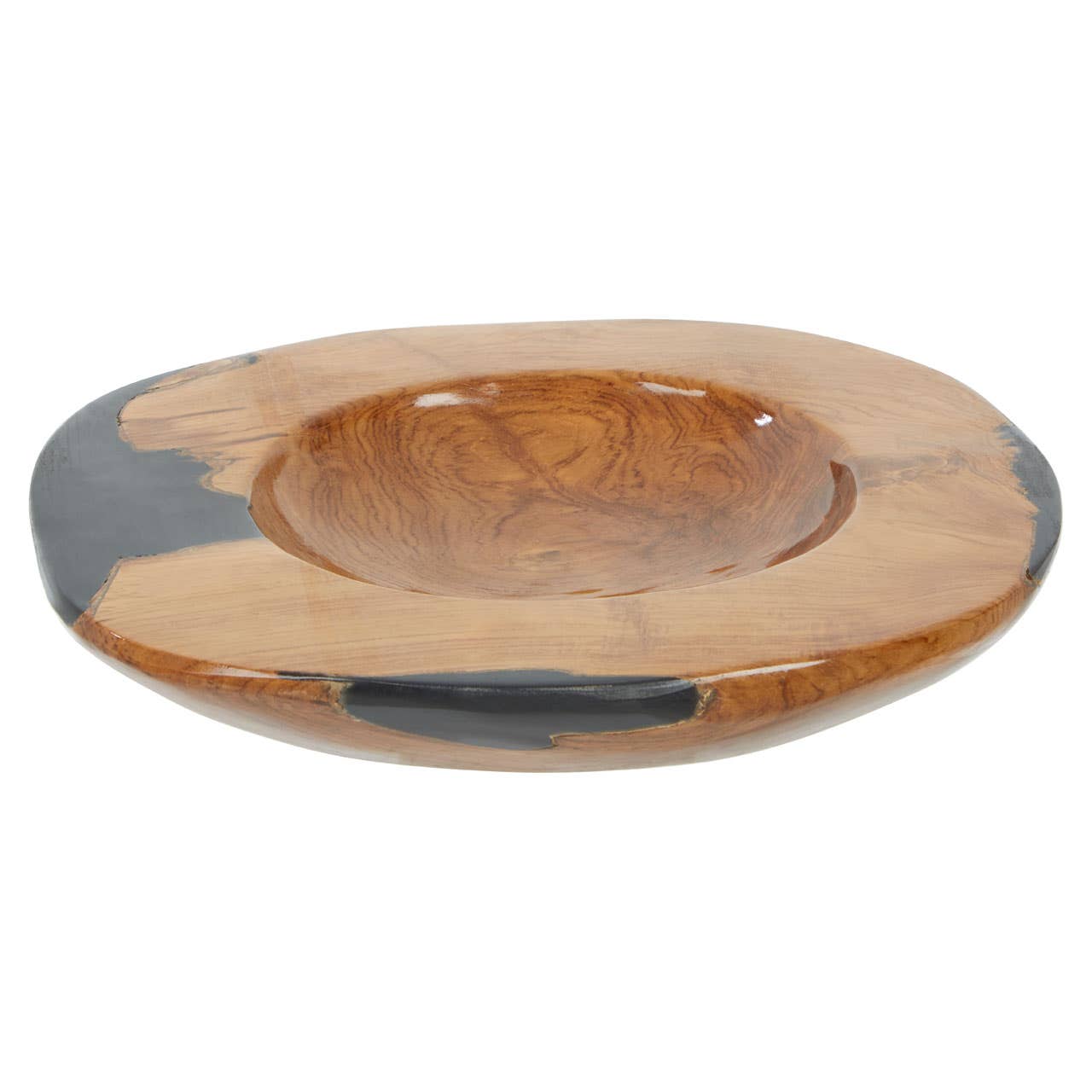 Surat Teak Wood & Resin Bowl