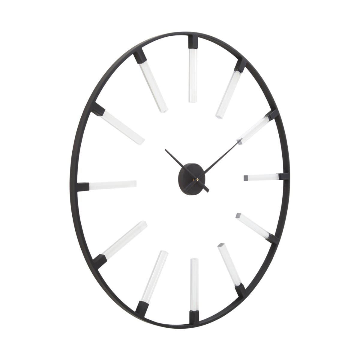 Beauly Black Finish Wall Clock