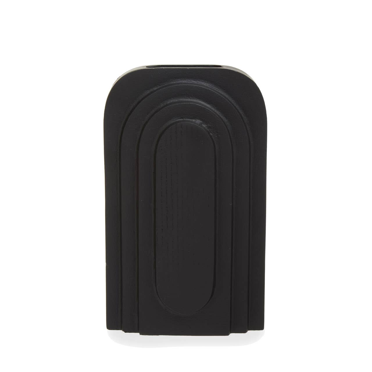 Hapax Tall Matt Black Finish Vase