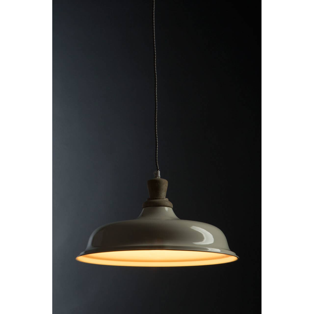 Oslo White Small Pendant Light