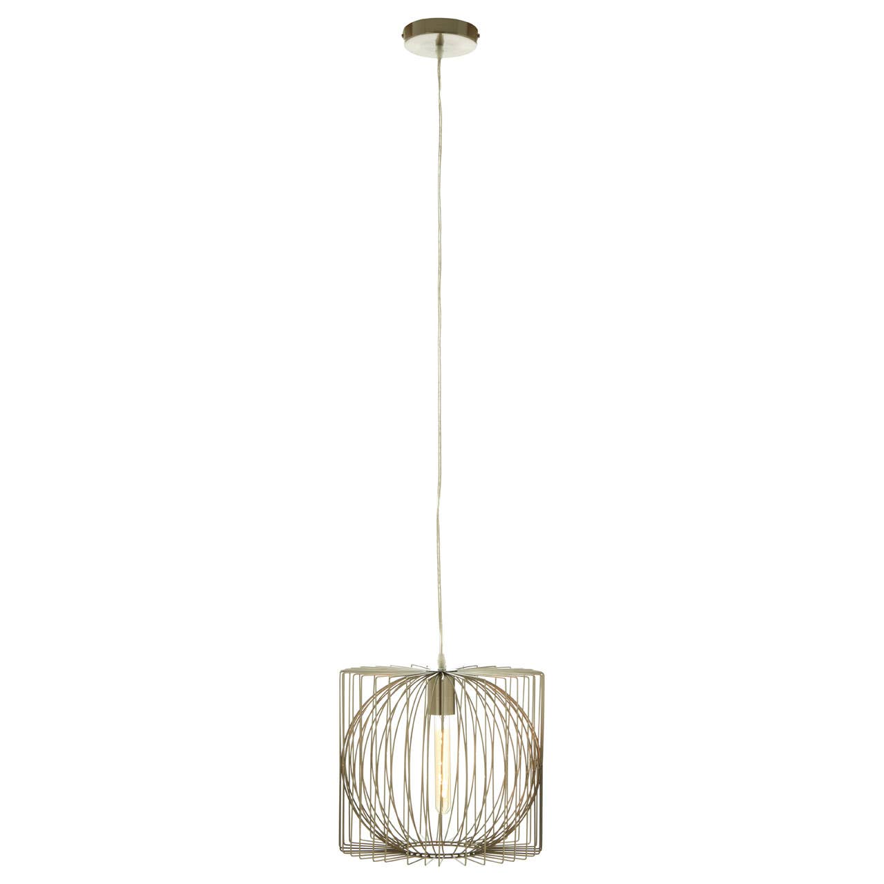 Aselo Silver Finish Pendant Lamp