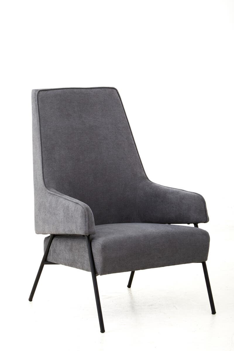 Henia Ash Velvet Chair