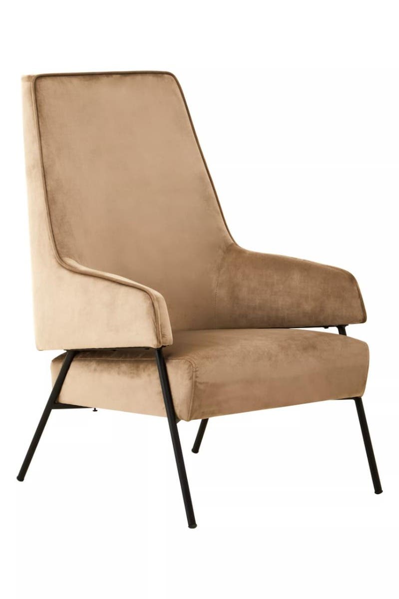 Henia Mink Velvet Chair