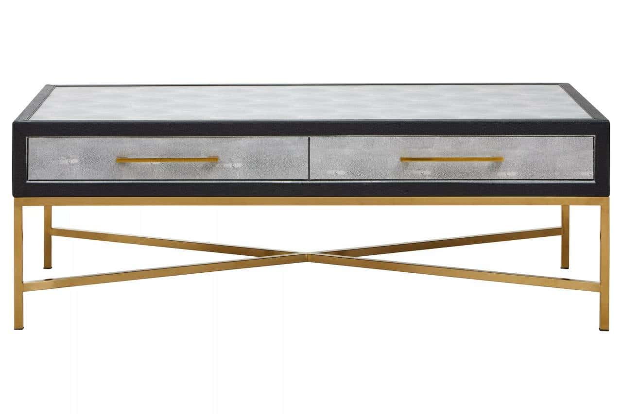 Cadiz Grey Shagreen Coffee Table