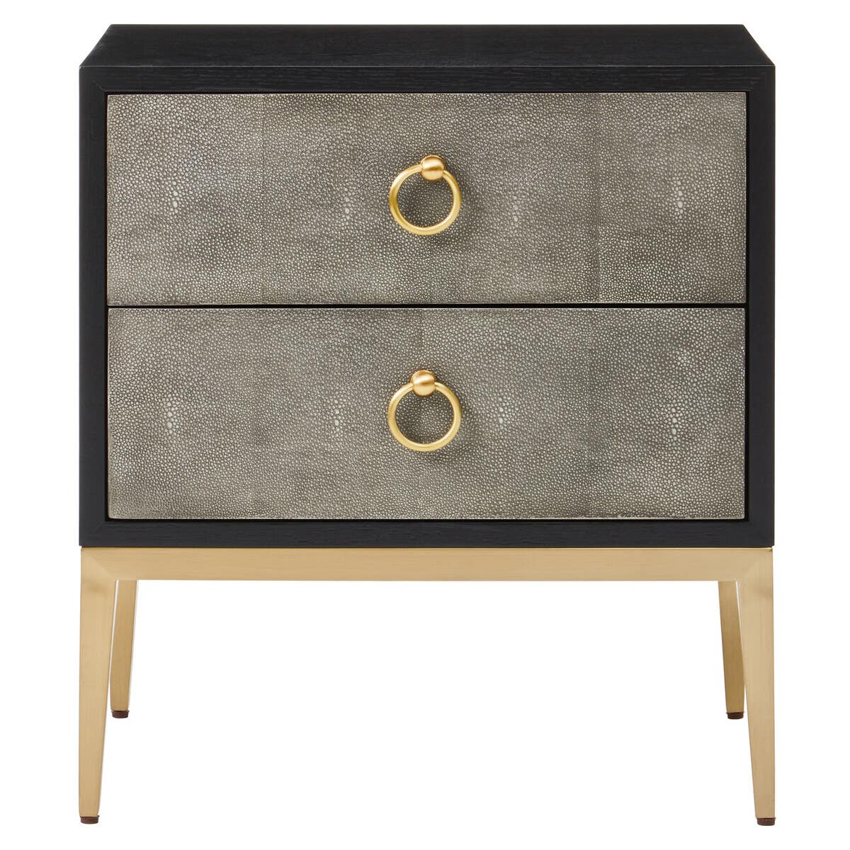 Deruta Grey Shagreen Chest