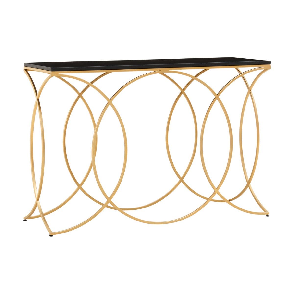 Kia Black Console Table