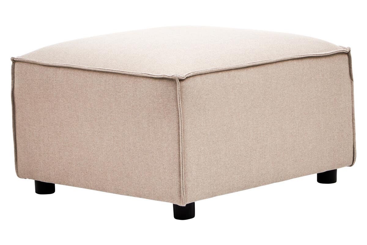 Toulouse Natural Fabric Sofa Ottoman