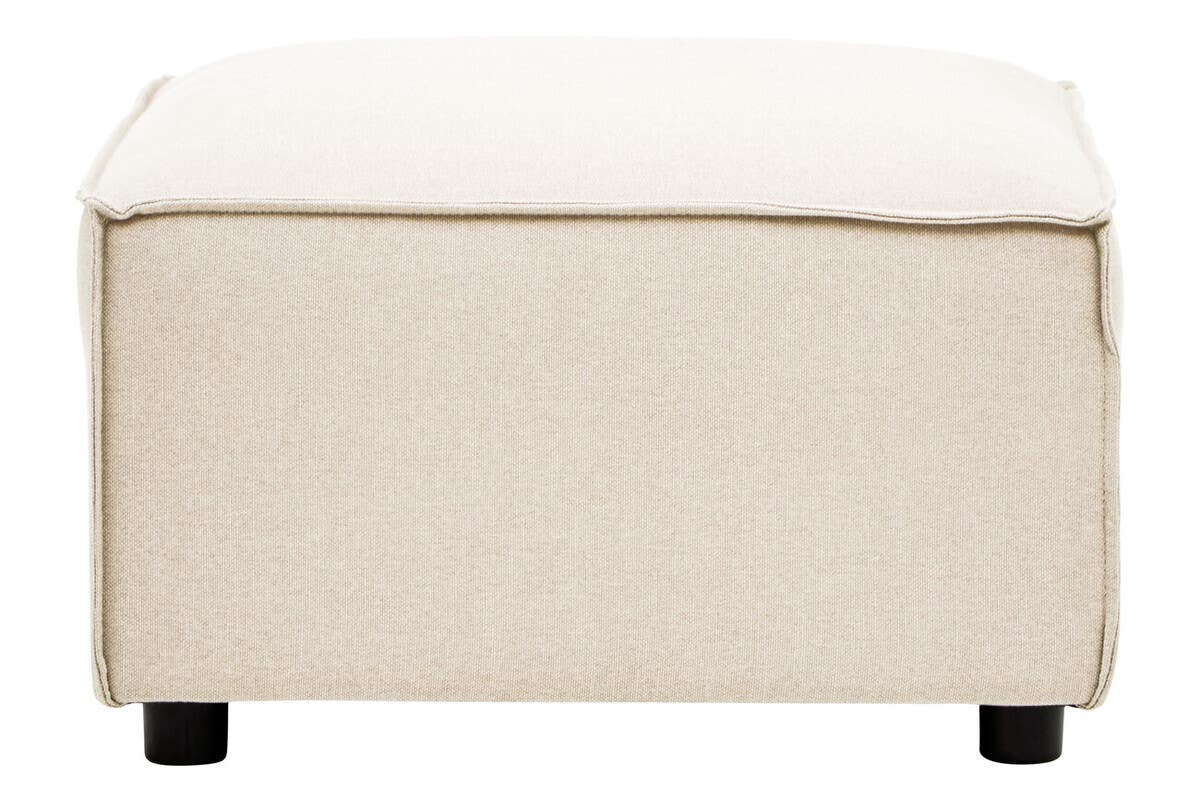 Toulouse Cream Fabric Sofa Ottoman