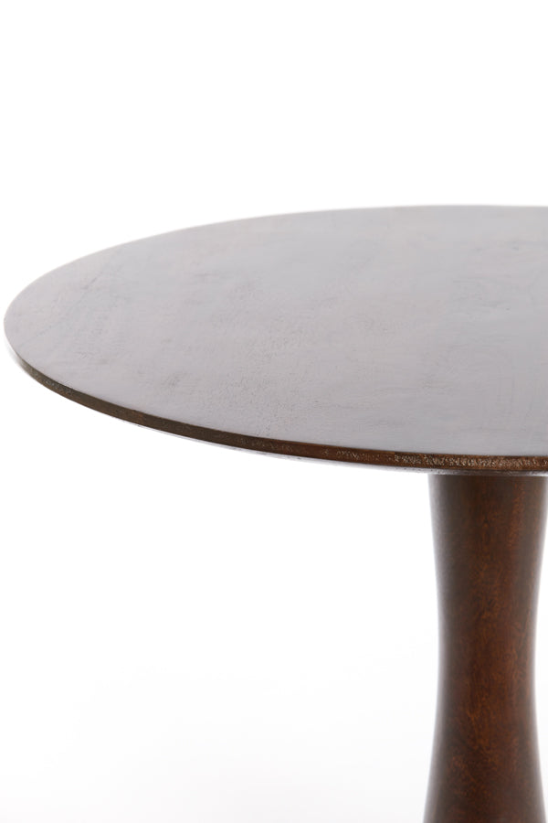 Side Table Ø60x45 cm Puglia Wood Russet