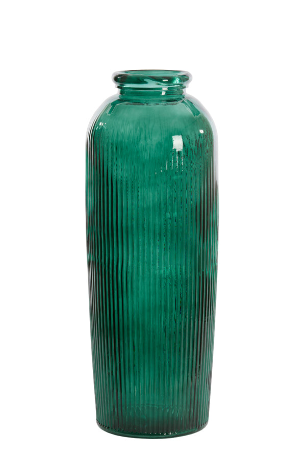 Vase Ø30x70 cm Campos Glass Dark Green