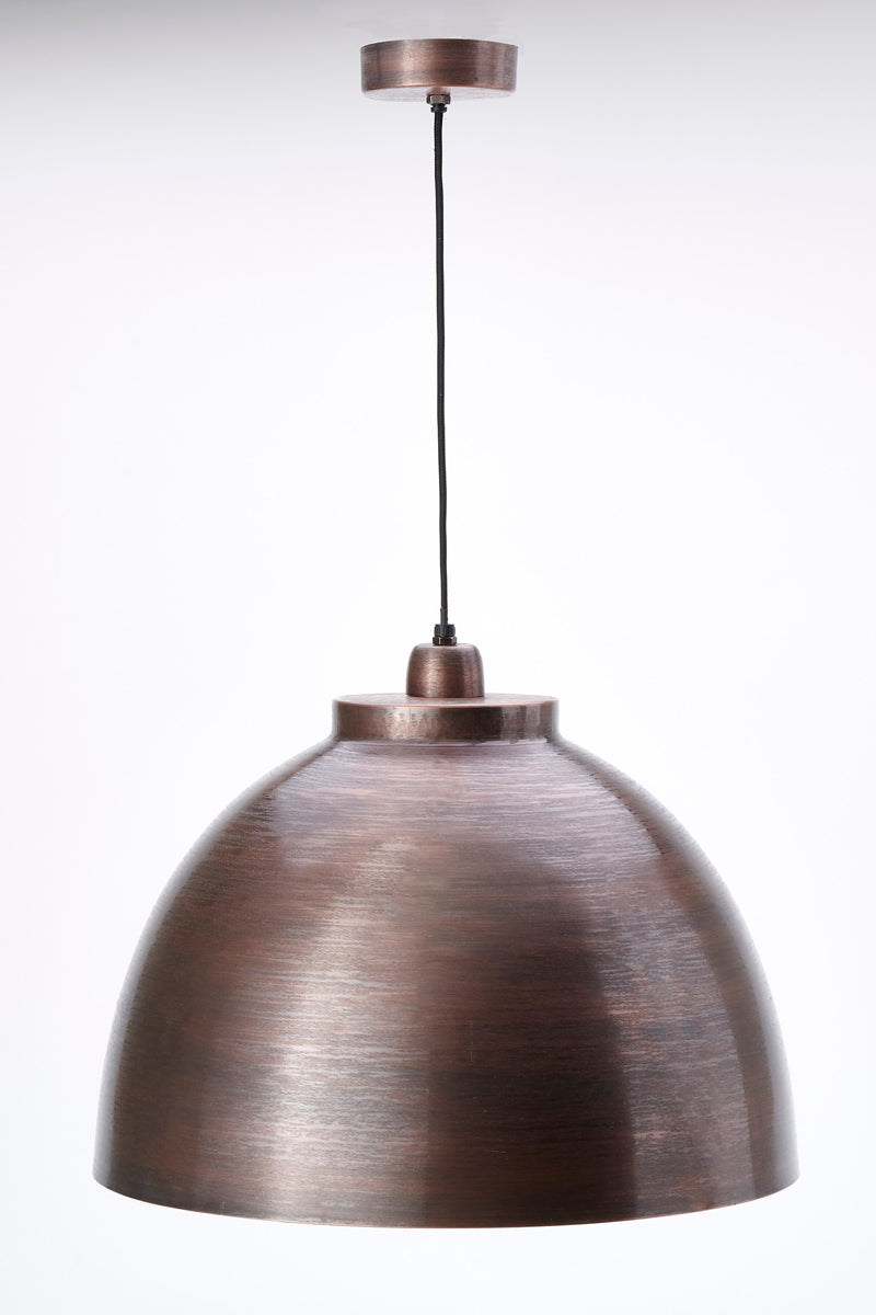 Hanging Lamp Ø45x32 cm Kylie Raw Antique Copper