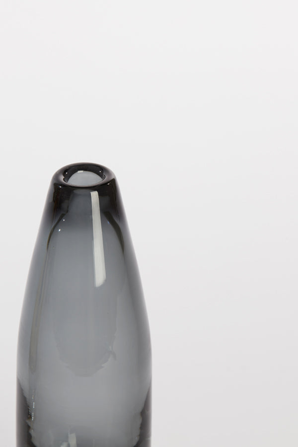 Vase Ø7.5x22.5 cm Estua Glass Grey