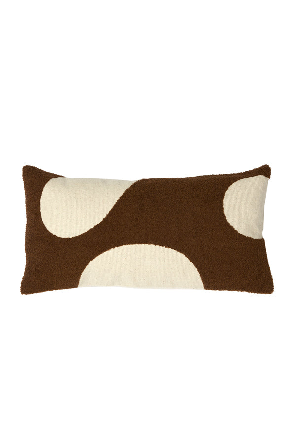 Cushion 60x30 cm Cellio Brown+Beige