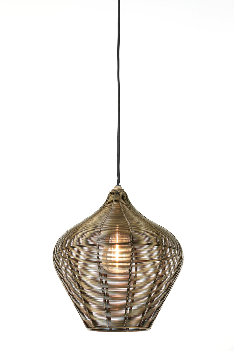 Hanging Lamp Ø27x29.5 cm Alvaro Antique Bronze