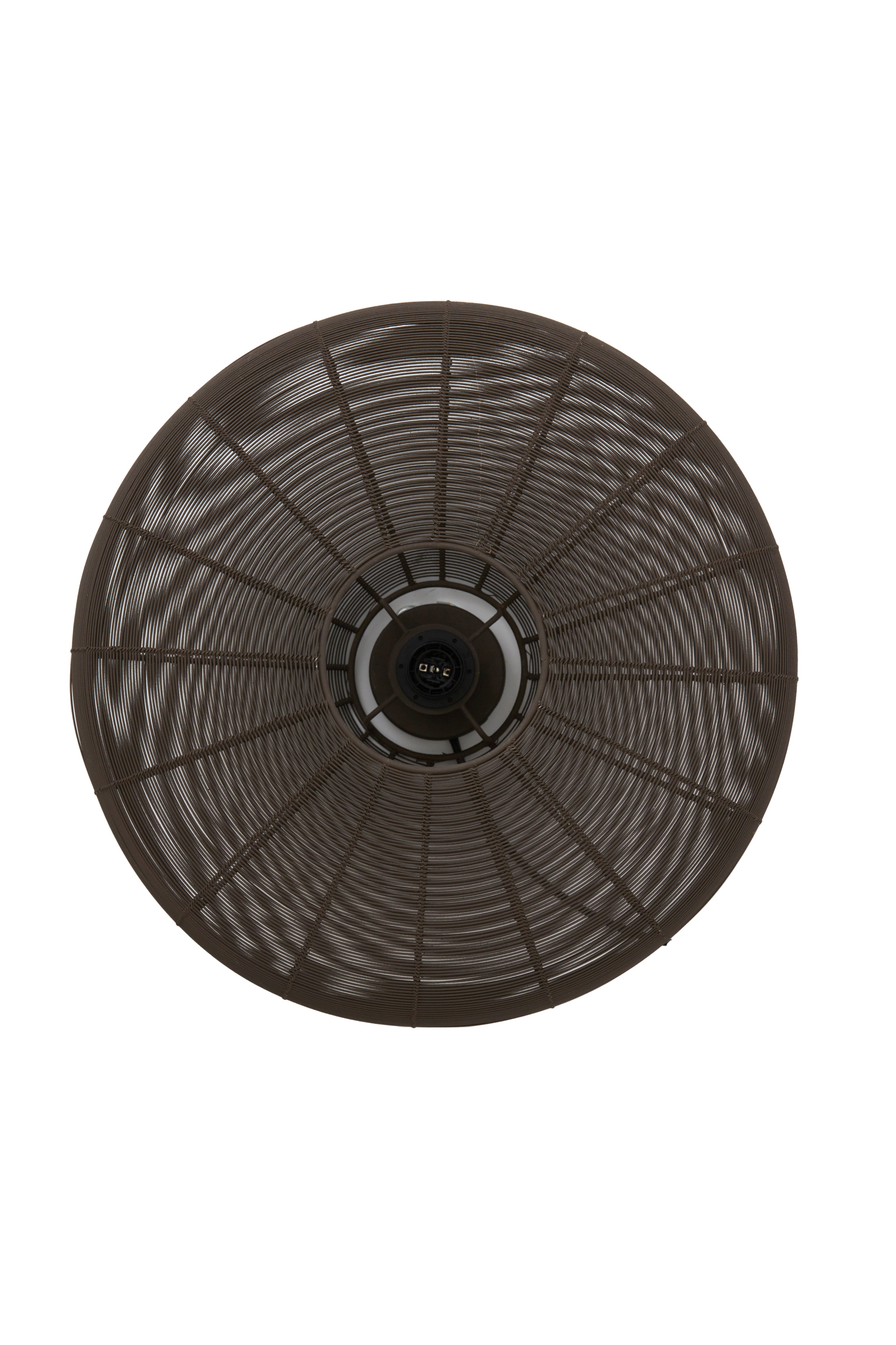 Ceiling Lamp Ø51x18 cm Bahoto Matt Dark Brown