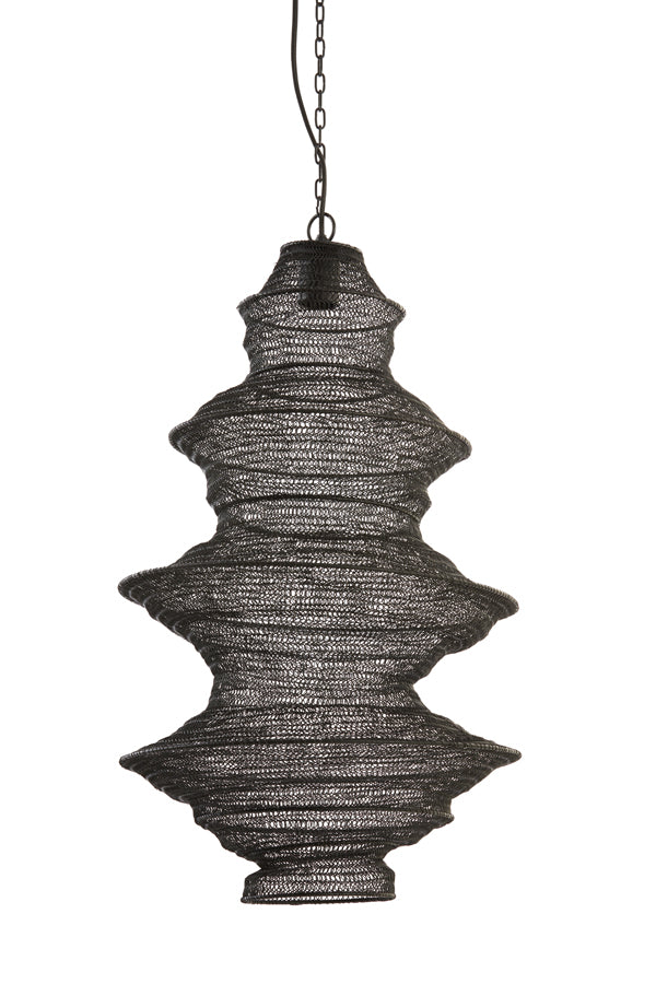 Hanging Lamp Ø40x70 cm Nakisha Matt Black