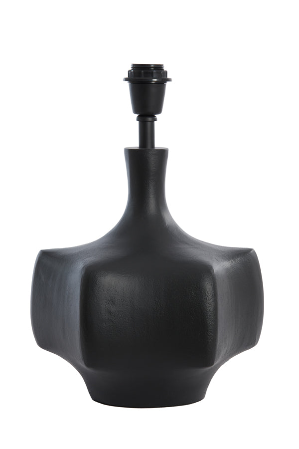 Lamp Base Ø25x34 cm Barril Matt Black