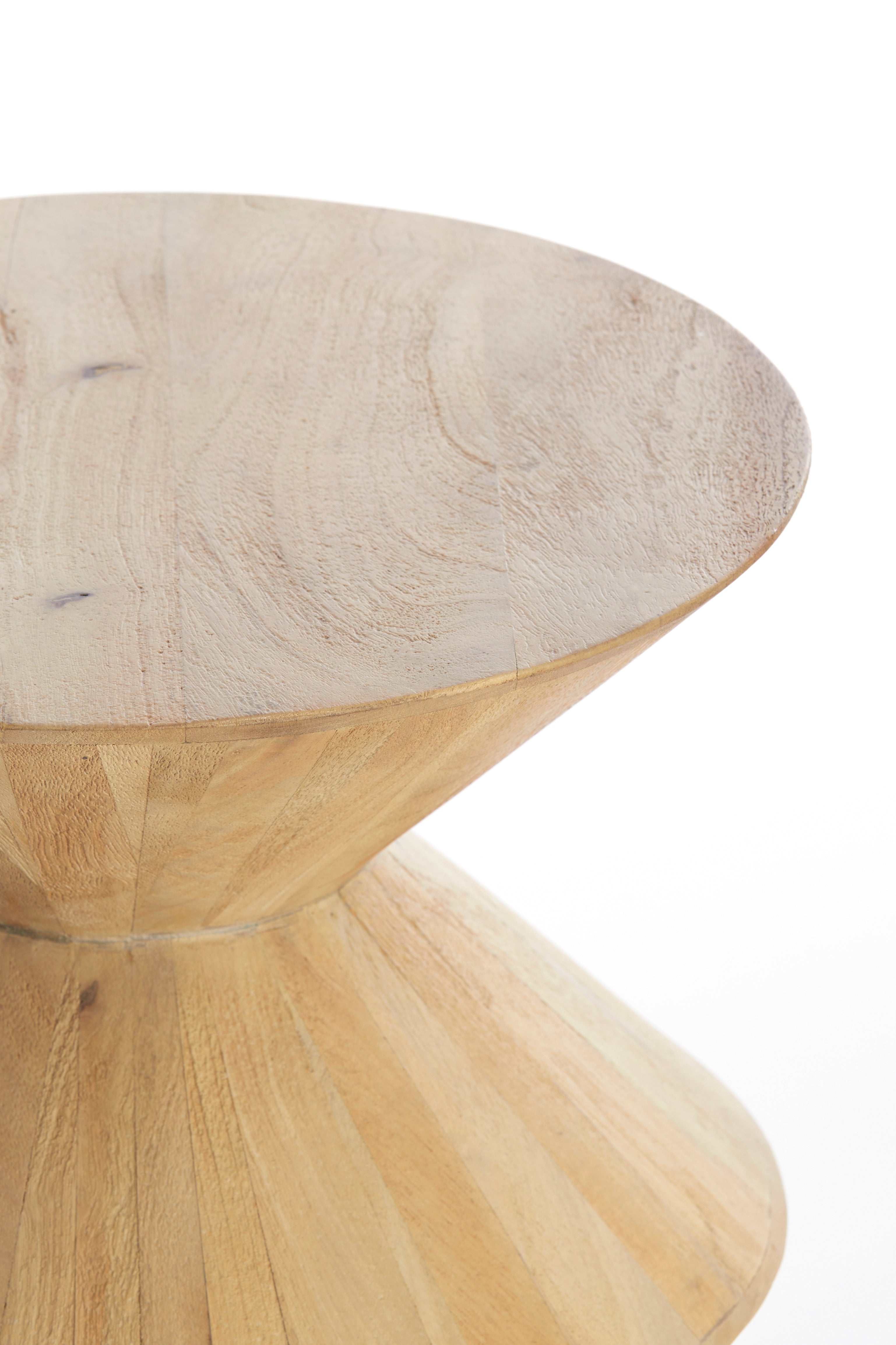 Side Table Ø45x60 cm Larus Mango Wood Natural