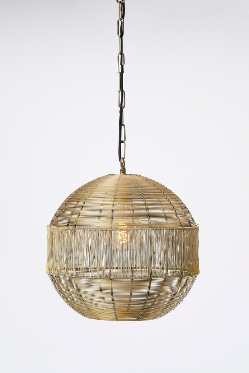 Hanging Lamp Ø35x38 cm Pilka Light Gold