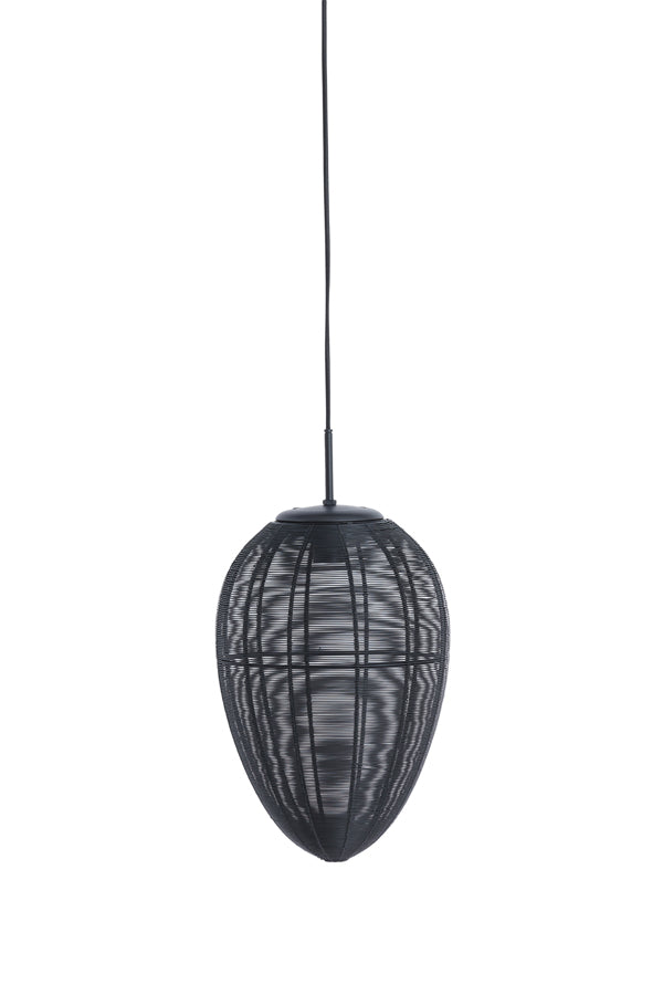 Hanging Lamp Ø20x33 cm Yaelle Matt Black