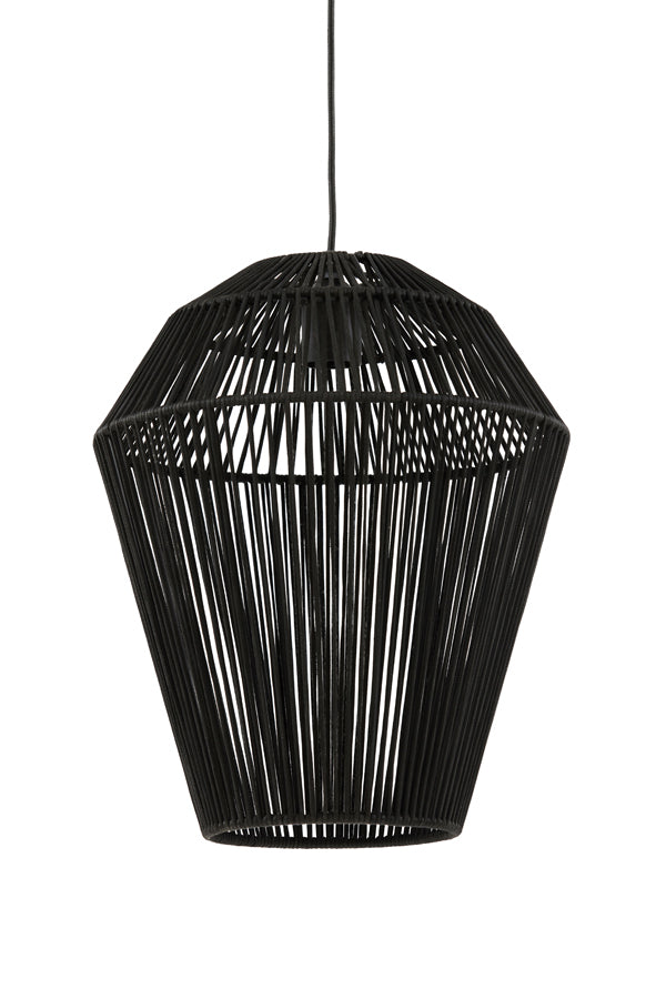 Hanging Lamp Ø38x45 cm Deya Matt Black