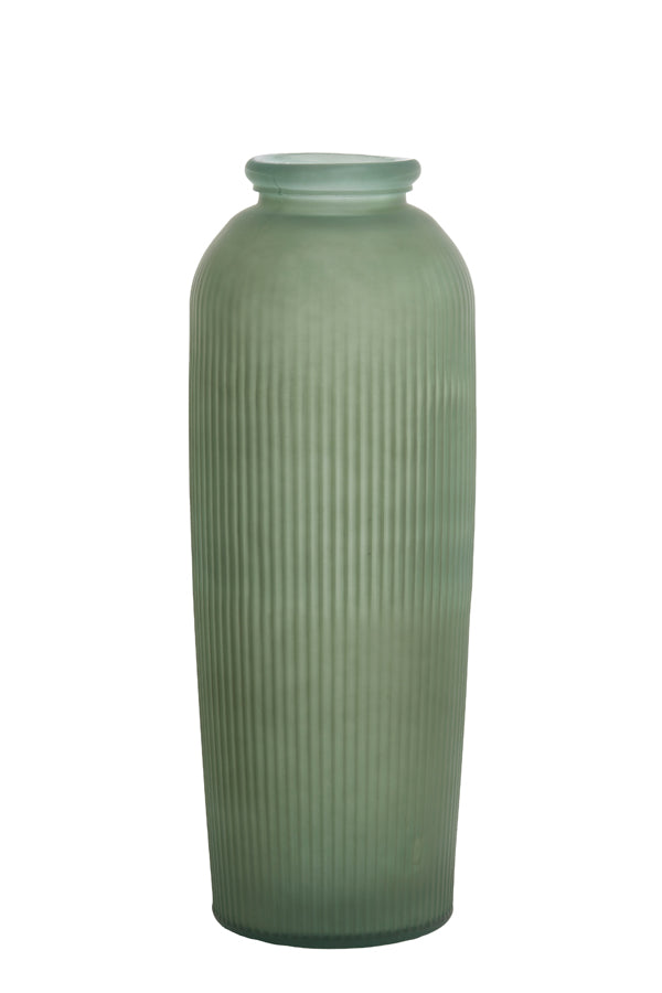 Vase Ø30x70 cm Campos Glass Matt Dark Green